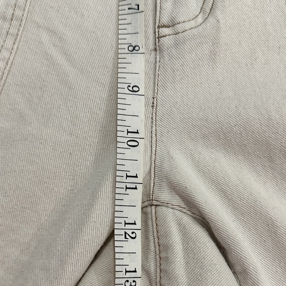 Old Navy Women's utility straight - natural beige size 12 high rise straight - Picture 9 of 12